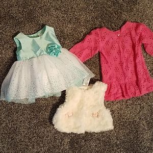 0-3 month dress